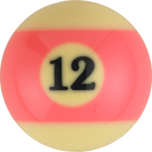 RBSAPTV_12 Super Aramith Pro TV Replacement Ball – #12 | Golden Break Billiards